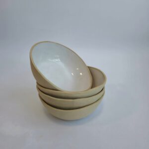 Jogo Bowls Branco - 4 unidades